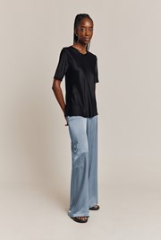 Aurora Satin Cargo Trousers