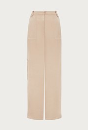 Aurora Satin Cargo Trousers