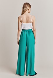 Harper Teal Crepe Trouser