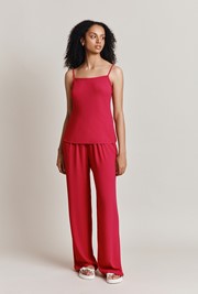 Aria Pink Crepe Trouser