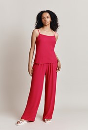 Aria Pink Crepe Trouser