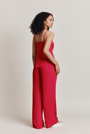 Aria Pink Crepe Trouser