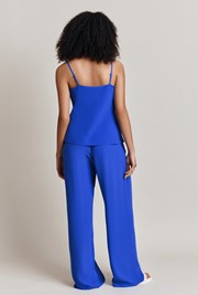 Aria Blue Crepe Trouser