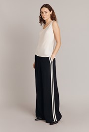 Mila Satin Back Crepe Trousers