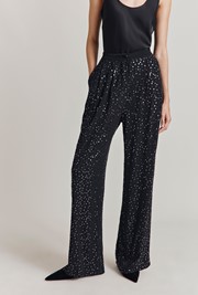 Ada Sequin Crepe Trousers