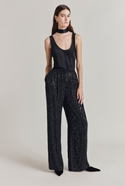 Ada Sequin Crepe Trousers