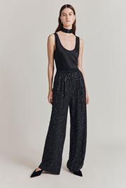 Ada Sequin Crepe Trousers