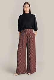 Clara Crepe Palazzo Trousers