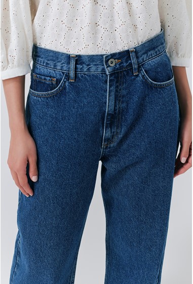 Amerie Mid-Wash Denim Straight Leg Jean | Ghost London