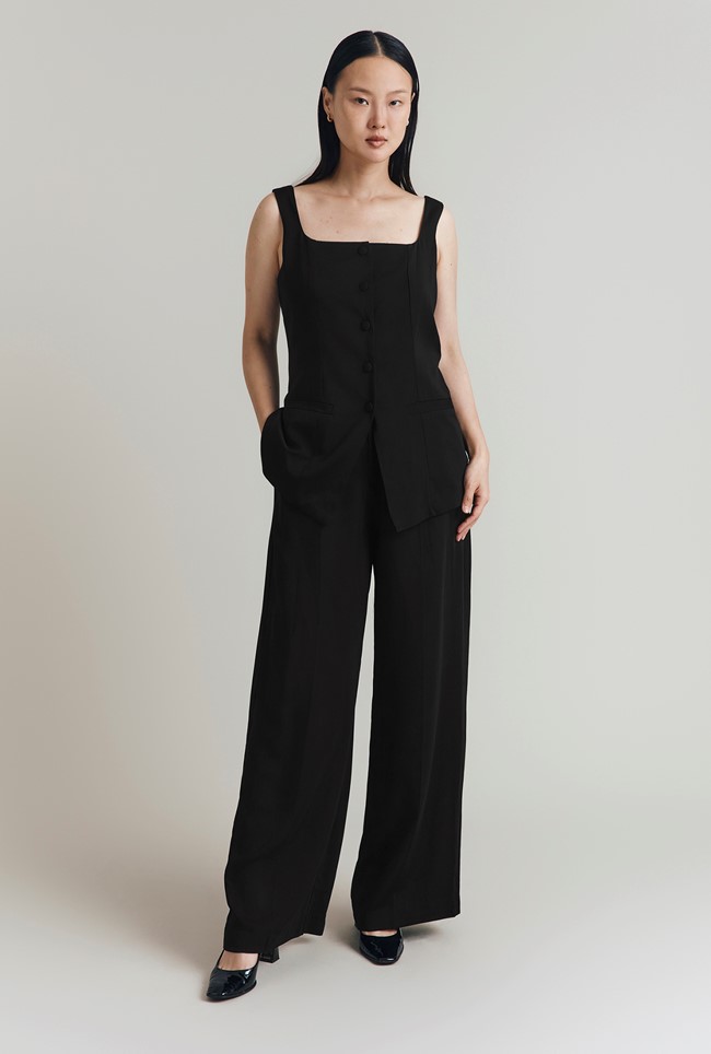 Reiko Wide Straight Leg Trouser