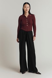 Aspen Crepe Straight Leg Trousers