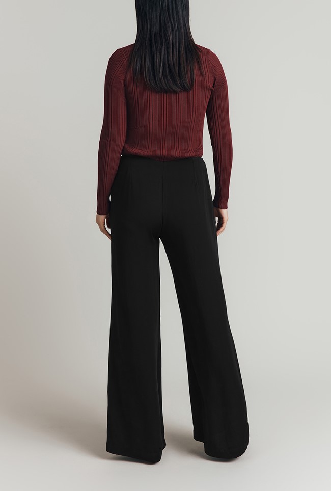 Aspen Crepe Straight Leg Trousers