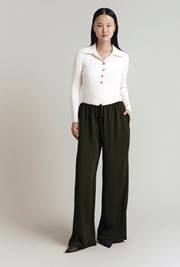 Aspen Crepe Straight Leg Trousers