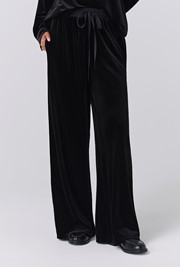 Serena Velvet Wide Leg Trousers