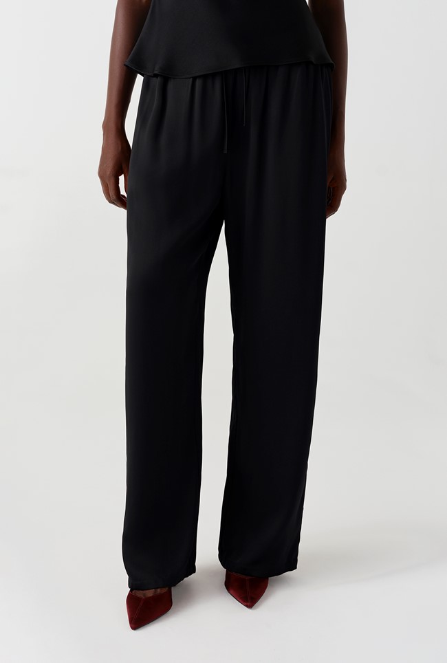 Imogen Satin Draw String Trousers