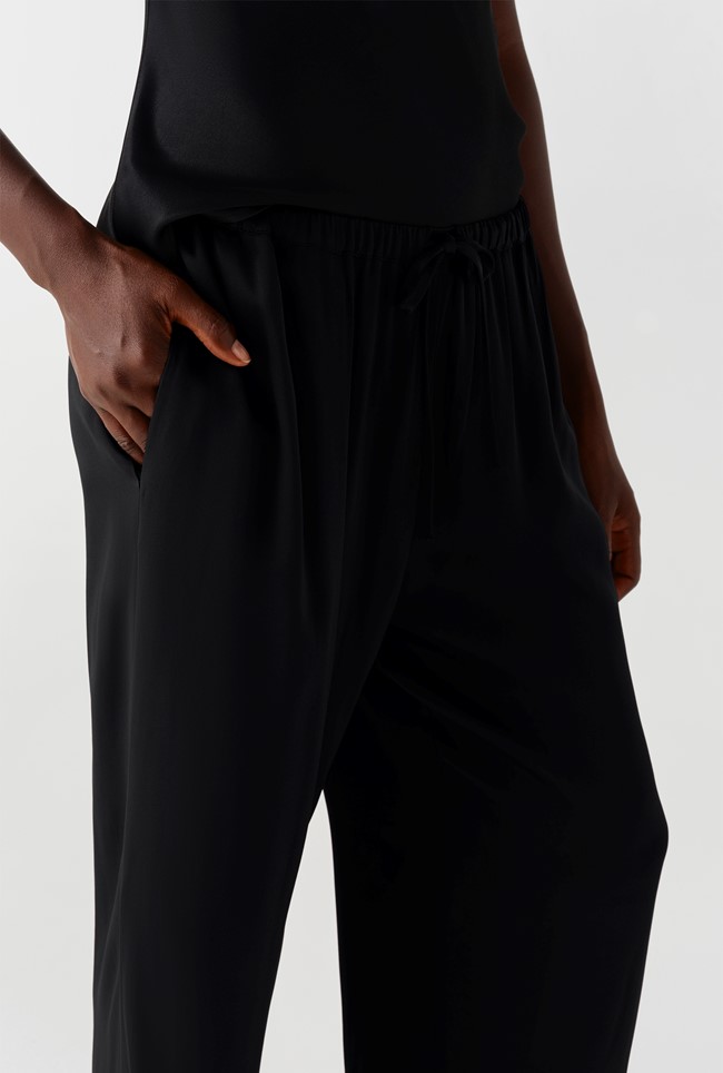 Imogen Satin Draw String Trousers