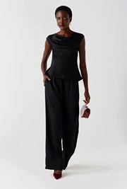 Imogen Satin Draw String Trousers