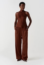 Imogen Satin Draw String Trousers