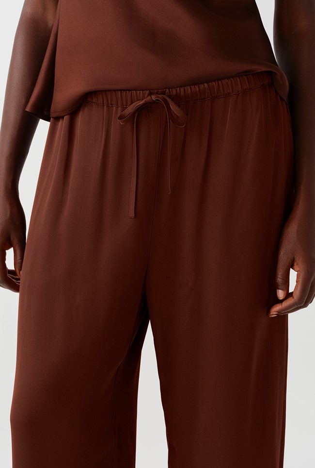 Imogen Satin Draw String Trousers