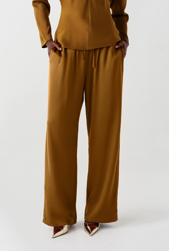 Imogen Satin Draw String Trousers