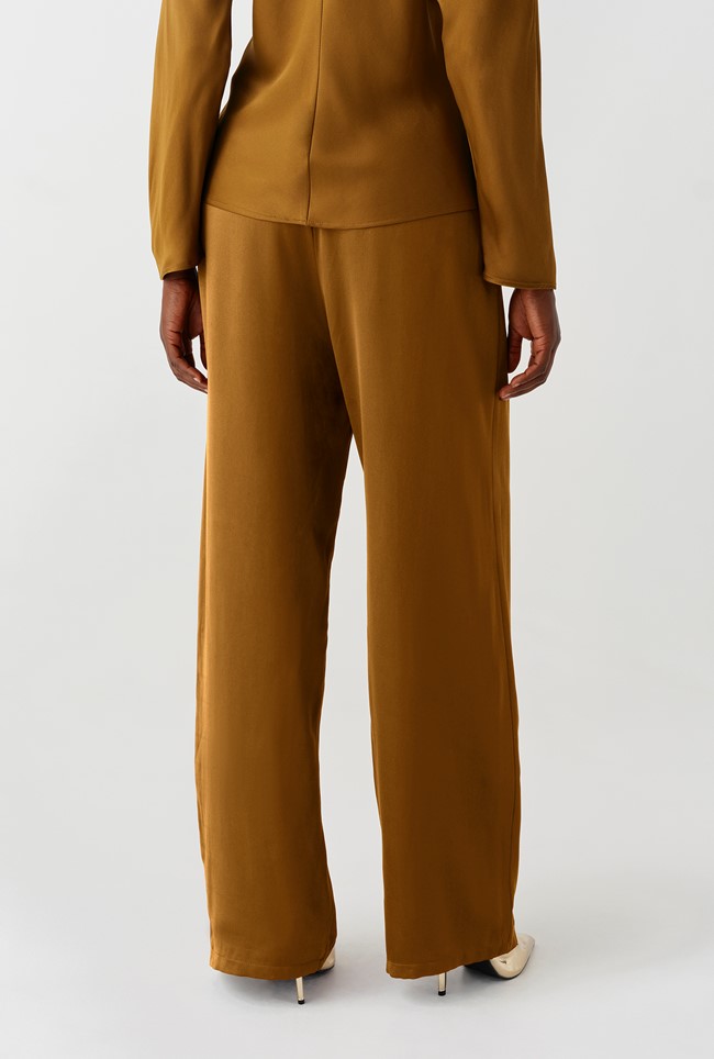 Imogen Satin Draw String Trousers