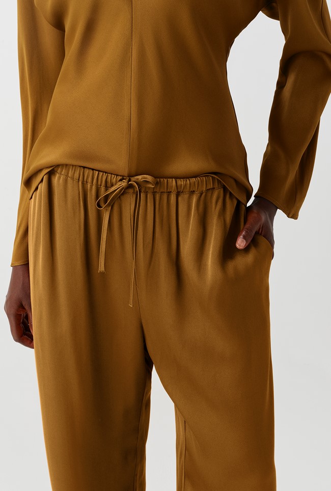 Imogen Satin Draw String Trousers