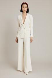 Senna Crepe Wide-Leg Trouser