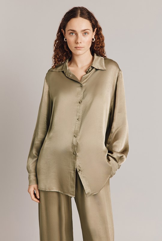 Ellie Satin Shirt