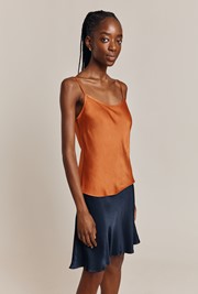 Jana Marmalade Orange Satin Cami Top