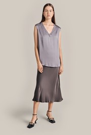 Elena Satin Vest Top