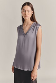 Elena Satin Vest Top