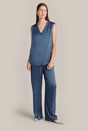Elena Satin Vest Top