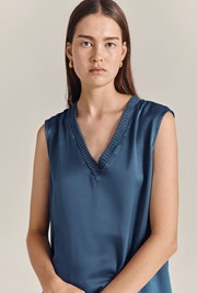 Elena Satin Vest Top