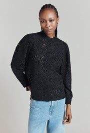 Lydie Cotton Broderie Anglaise Blouse