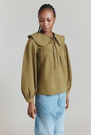 Daisy Jacquard Cotton Shirt