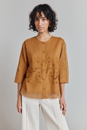 Eden Embroidered Cotton Blouse