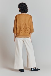 Eden Embroidered Cotton Blouse