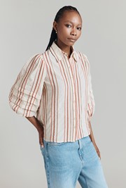 Madaline Relaxed Cotton Blouse
