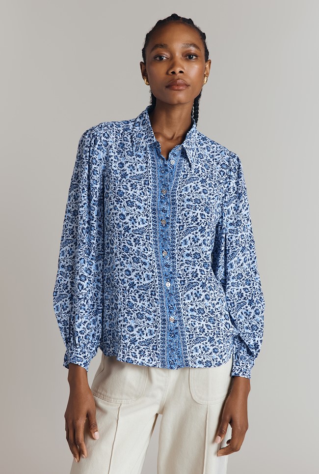 Allegra Printed Button Through Shirt