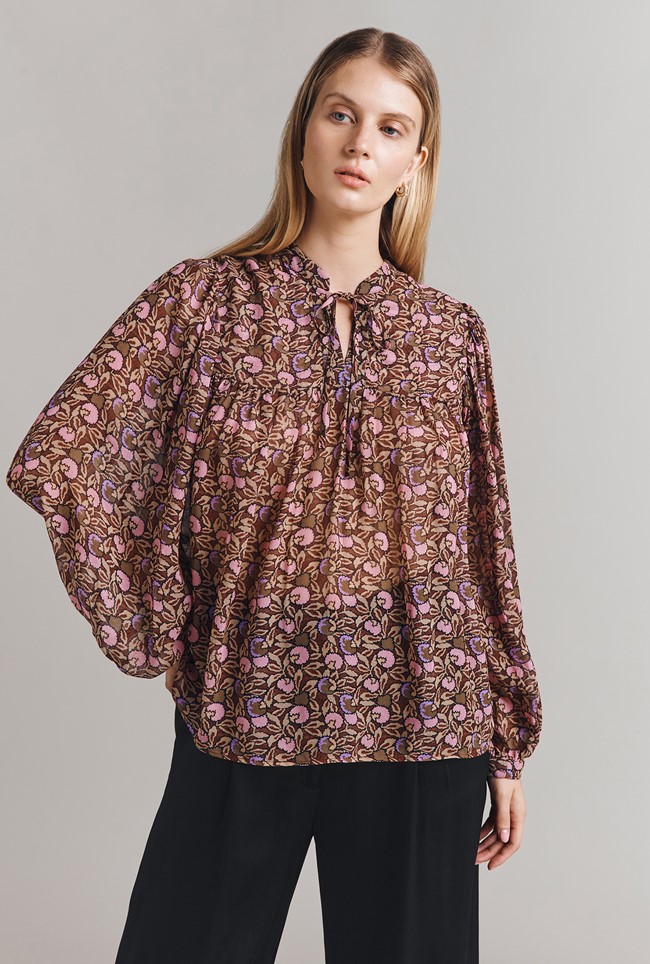 Jennifer Floral Georgette Blouse