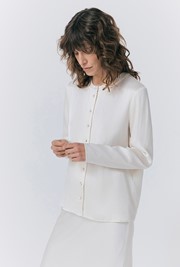 Efie Satin Button Through Blouse