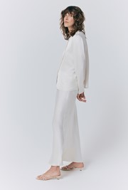 Efie Satin Button Through Blouse