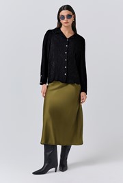 Emily Embroidery Button Through Blouse