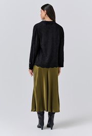 Emily Embroidery Button Through Blouse