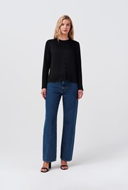 Efie Luxurious Satin Back Crepe Blouse