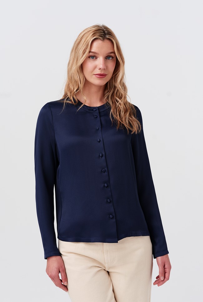 Efie Satin Blouse