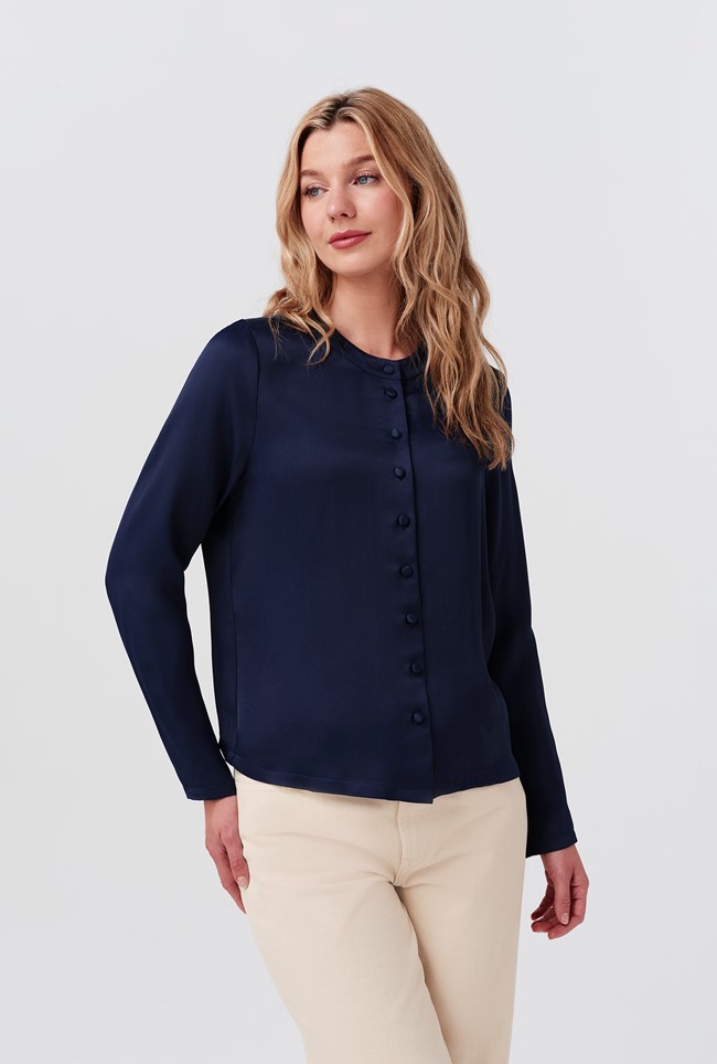Efie Satin Blouse
