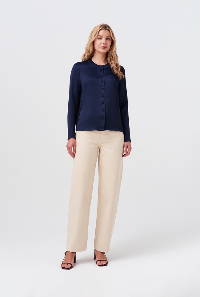 Efie Satin Blouse
