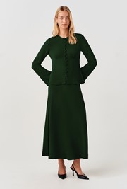 Ceaira Button Down Bell Sleeve Blouse