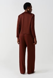 Efie Satin Button Through Blouse